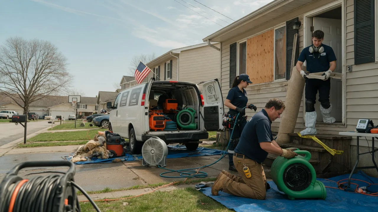 Water Damage Restoration in La Crosse, IN near me